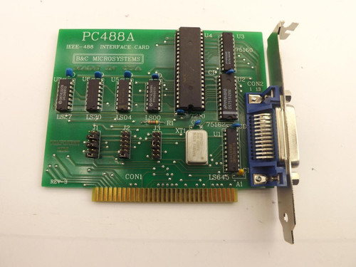 B & C MICROSYSTEMS PC488A IEEE-488 INTERFACE CARD T41908