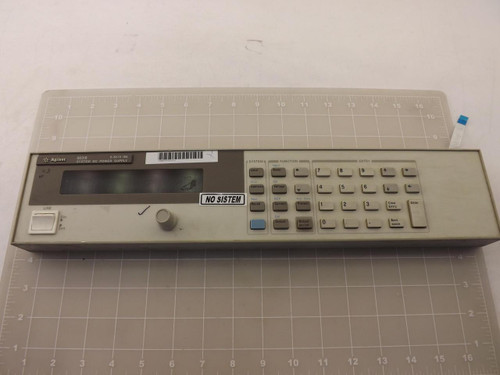 HP AGILENT 6631B SYSTEM DC POWER SUPPLY FRONT CONTROL PANEL T45257