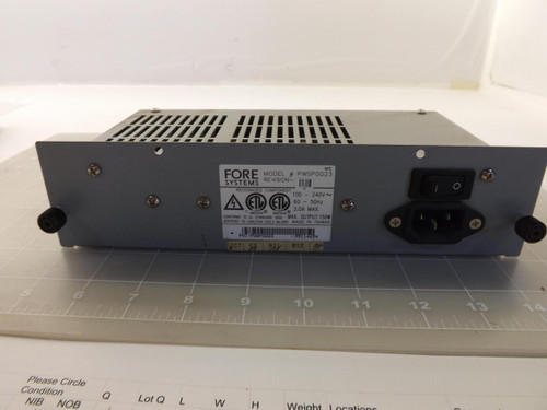 FORE SYSTEMS PWSP0023 POWER SUPPLY T45512