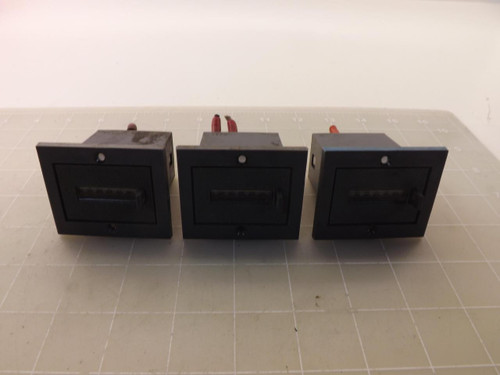 LOT OF 3 MATSUSHITA NATIONAL MC6MF-25CPS-AC100V MC COUNTER T47934