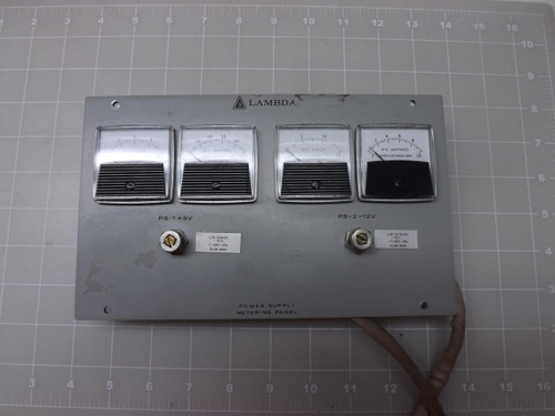 LAMBDA LJS-12-6-OV LJS-12-15-OV POWER SUPPLY METERING PANEL T48272
