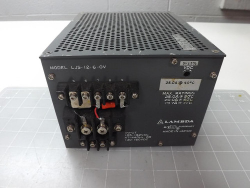LAMBDA LJS-12-6-OV POWER SUPPLY T49217