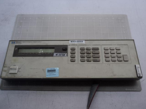 HP AGILENT 06624-60027 6624A SYSTEM DC POWER SUPPLY FRONT PANEL T47221