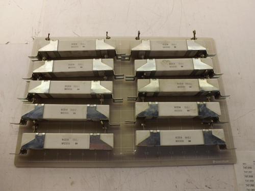 LOT OF 5 MICRON N120W RESISTORS T47064