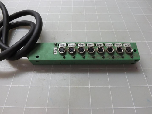 LOT OF 10 PHOENIX CONTACT SACB-8/3-L50PUR M8 1692501 CABLE SENSOR T51001