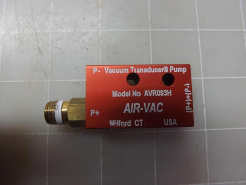 AIR-VAC AVR093H VAC VACUUM TRANSDUCER PUMP