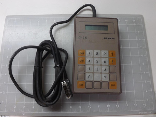 SIEMENS OP 393 6ES5393-0UA11 OPERATOR PANEL PENDANT T50273
