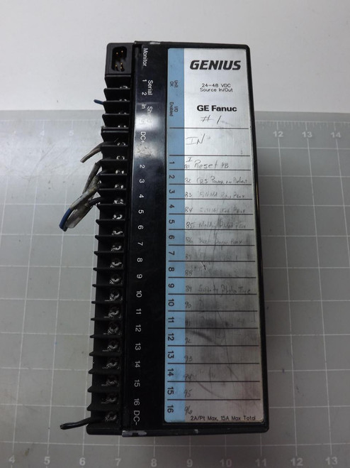 GE GENERAL ELECTRIC FANUC IC660TSD020B PROGRAMMABLE CONTROLLER ASSEMBLY T51117