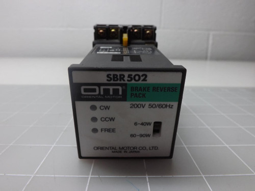 ORIENTAL MOTOR SBR502 BRAKE REVERSE PACK T48591