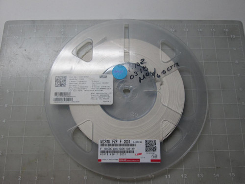 LOT OF 6000 ROHM MCR18 FZP F 2001 1267361423 RESISTORS T53860