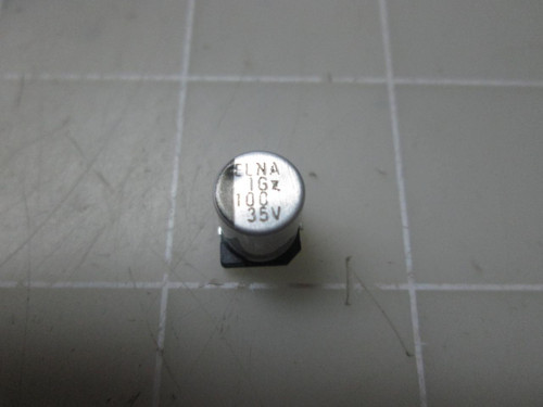 LOT OF 500 ELNA RVZ-35V101MGA5GY-R2 CAPACITORS T53890