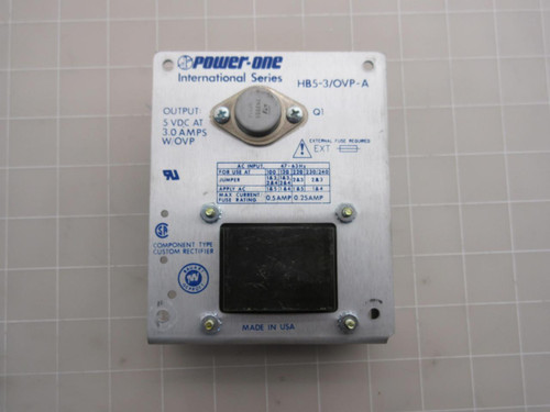 POWER ONE HB5-3/OVP-A POWER SUPPLY T51704