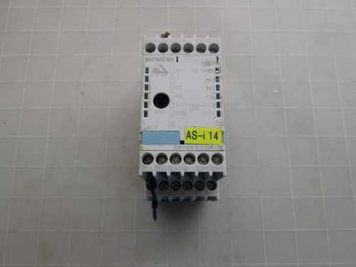 SIEMENS 3RK1400-1CE00-0AA2 I/O MODULE T53193