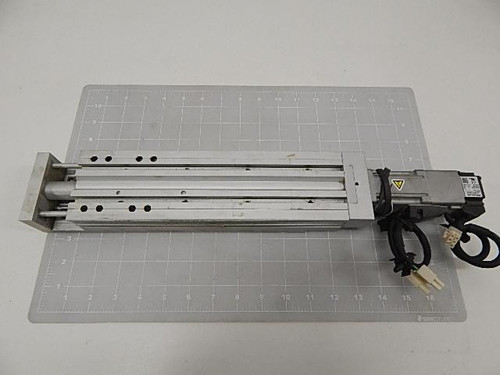 SMC PANASONIC L-LSXSHSSA-150SA4100B ACTUATOR W/ SERVO MOTOR T57295 SMC PANASONIC L-LSXSHSSA-150SA4100B ACTUATOR W/ SERVO MOTOR T57295