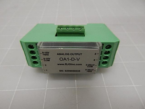RJG OA1-D-V ANALOG OUTPUT T57379