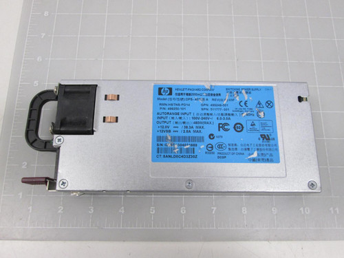 HP HEWLETT PACKARD HSTNS-PD14 499250-101 POWER SUPPLY T58704