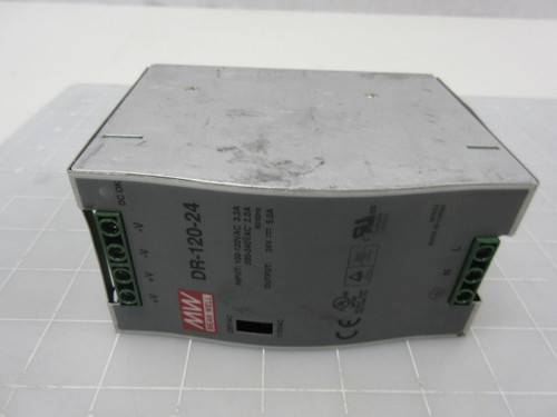 MW MEAN WELL DR-120-24 POWER SUPPLY T56787