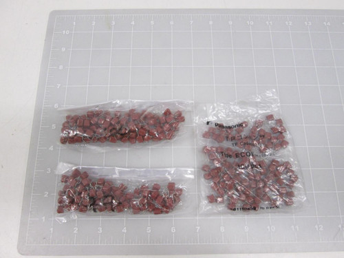 LOT OF 277 PANASONIC 5L1 105 ECQV TF CAPACITORS T58591