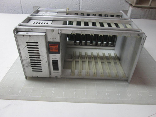 WINSYSTEMS C 500-3009-000 B 5021278 I/O RACK CHASSIS W/ POWER SUPPLY T55363