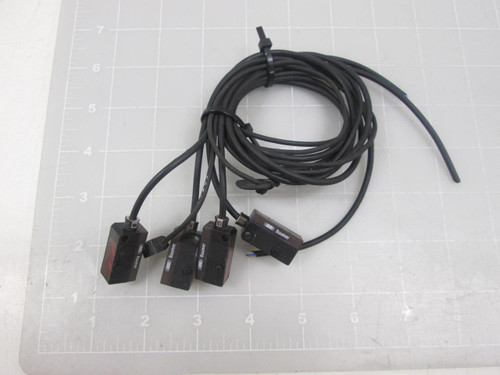 LOT OF 4 BAUMER FHDK 10P5150 PHOTO ELECTRIC SENSOR T61392
