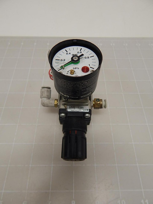 SMC AR20-01BG REGULATOR W/ GAUGE T64113