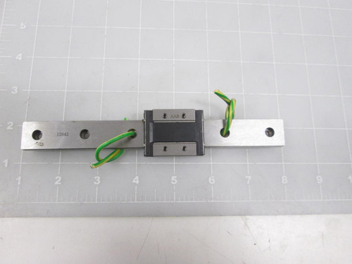 THK RSR9WZM 01174X BEARING W/ 7" CNC LINEAR SLIDE RAIL