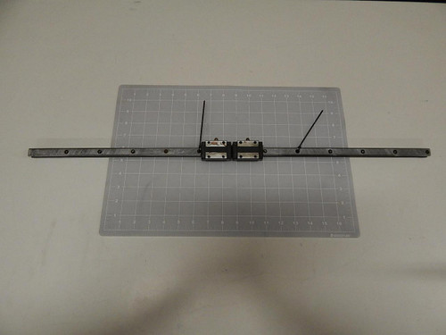 LOT OF 2 THK H15CR BEARINGS W/ 29" IN RAILS T65308