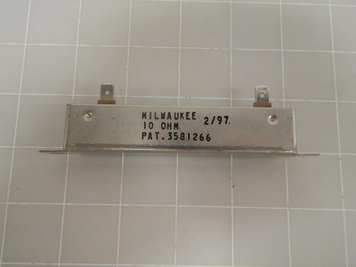 MILWAUKEE 10 OHM METAL CASE RESISTOR T66835 MILWAUKEE 10 OHM METAL CASE RESISTOR T66835