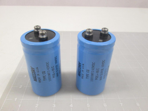 LOT OF 2 MALLORY CG 4450-6211 235-8303A CAPACITORS T64449 LOT OF 2 MALLORY CG 4450-6211 235-8303A CAPACITORS T64449