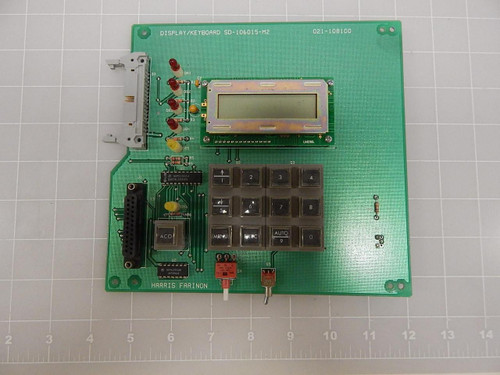HARRIS FARINON SD-106015-M2 021-108100 DISPLAY/KEYBOARD MODULE T68096