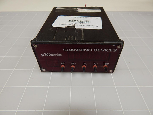 SCANNING DEVICES 700 SERIES CONTROL T66531