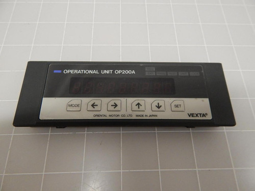 ORIENTAL MOTOR 0P200A OPERATOR INTERFACE UNIT T68226