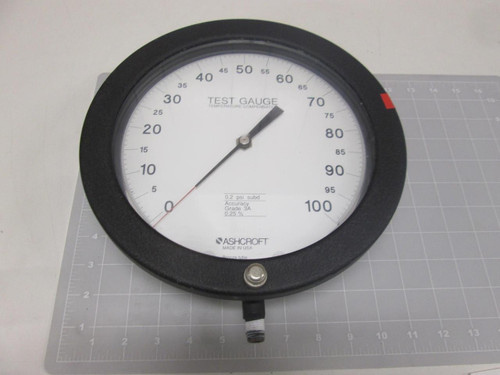 ASHCROFT Q-8600 0.2 PSI SUBD. LABORATORY TEST GAUGE T66492