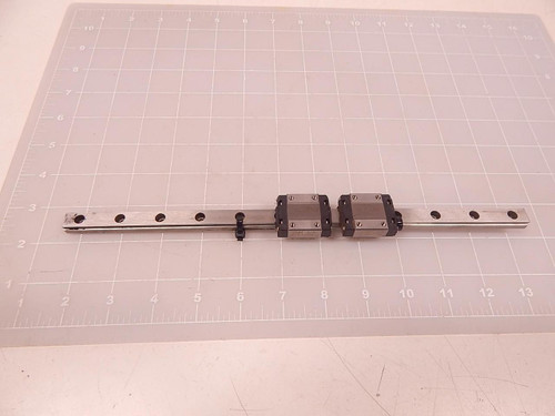 THK RSR12VM BEARINGS W/ 12" CNC LINEAR SLIDE RAILS