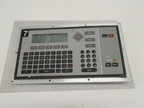 DATA VISION DG-24064-50 9370-01180-401/B 375005-01/B AID-1 FRONT PANEL ASSEMBLY T69951
