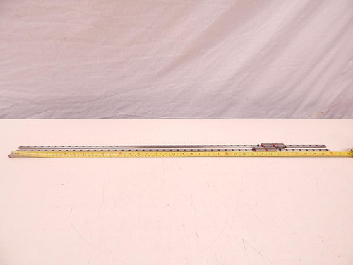 LOT OF 4 SCHNEEBERGER MNN 9G1 BEARINGS W/ 36" CNC LINEAR SLIDE RAILS