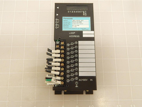 PANASONIC P610-AC100B INPUT OUTPUT UNIT T71296 PANASONIC P610-AC100B INPUT OUTPUT UNIT T71296