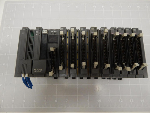KEYENCE KZ-A500 C32T C32X CPU MODULE W/ EXPANSION UNITS T68048
