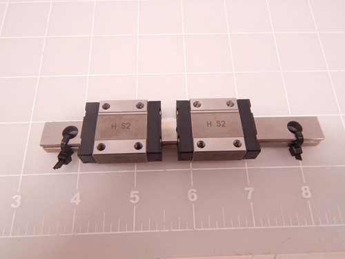 LOT OF 2 IKO LWL12B BEARINGS W/ 5" CNC SLIDE RAILS