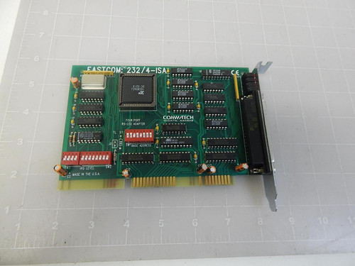 COMMTECH 99G0486 232/4-ISA CIRCUIT BOARD T64612