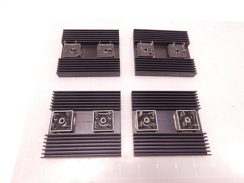 LOT OF 4 275 018 03 KBPC35-06 RECTIFIERS W/ HEAT SINK T76043