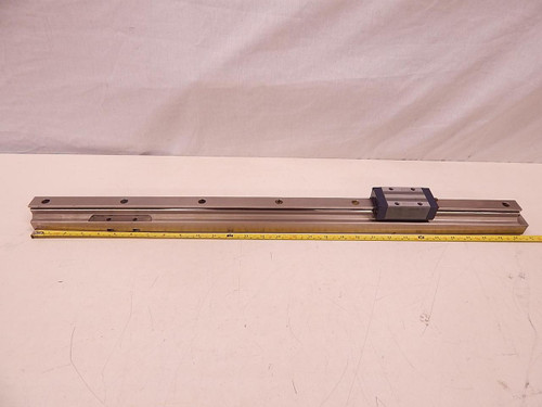 IKO LWHS 25 5X033 E170 BEARING ON 30" CNC LINEAR SLIDE RAIL IKO LWHS 25 5X033 E170 BEARING ON 30" CNC LINEAR SLIDE RAIL