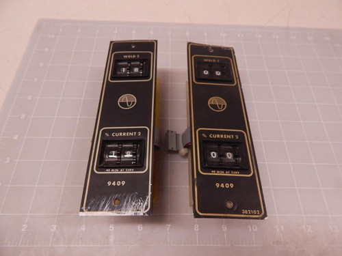 LOT OF 2 9409 382102 027102A INTERFACE CONTROL PANEL ASSEMBLY T82432