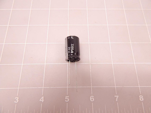 PANASONIC ECA1EHG332 ALUMINUM ELECTROLYTIC CAPACITORS - LEADED 3300 UF 25 V T80877
