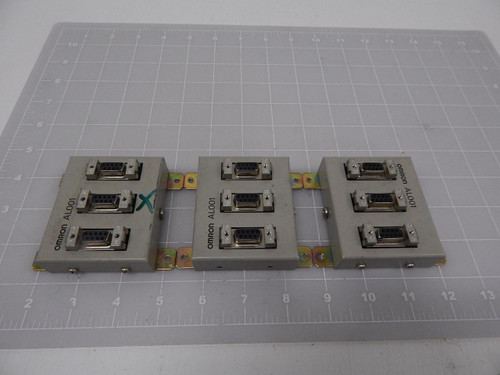 Lot of 3 Omron B500-AL001, 3G2A9-AL001 Link Adapter T89477 For Sale