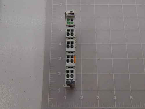 Beckhoff KL6001 Serial Interface Module T89988 For Sale