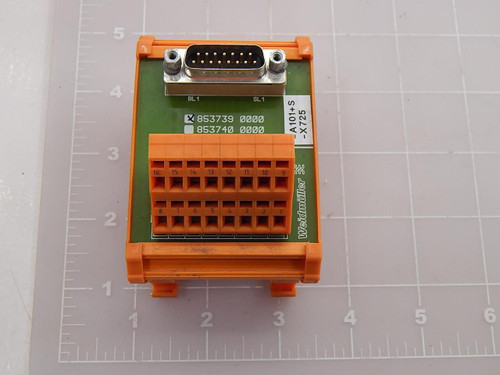 Weidmuller 4058700000, 853739 0000 Connector Breakout Board T90011 For Sale