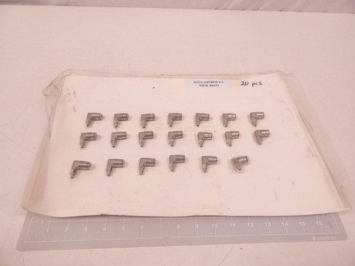 Lot of 20 16331-6454039,MFR 48439 1/4 Steel Elbow Pneumatic Quick Connector Fittings T73705 For Sale