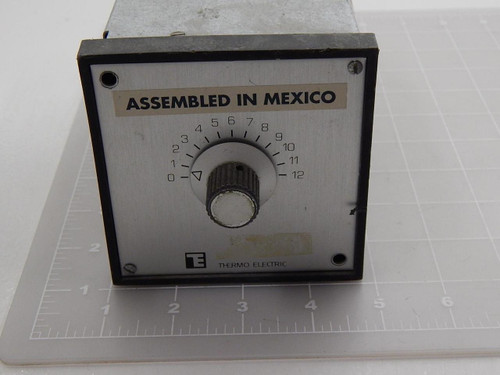 THERMO ELECTRIC 331120600 12PT ROT SW-J CONTROLLER T88909