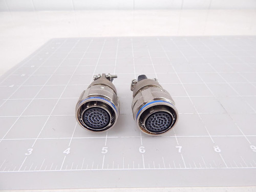 Lot of 2 Amphenol, Glenair H0817-111, JD38999/26FD35SN Circular Connector T92066 For Sale